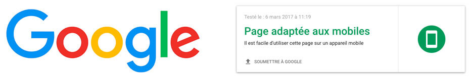 Page adapté au mobile - Resposnive webdesign